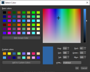 Select Color dialog