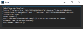 Context Observer dialog