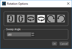 Rotation Options dialog