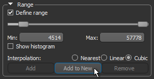 Add to new region of interest