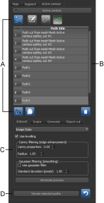 Active Contour panel