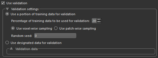 Validation Settings