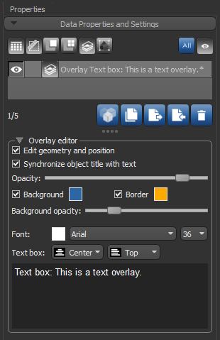 Overlay editor