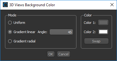 3D Views Background Color
