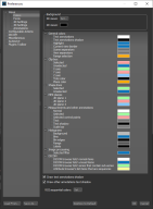 Colors preferences
