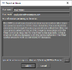 Report an Issue dialog