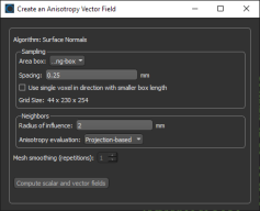 Create an Anisotropy Vector Field
