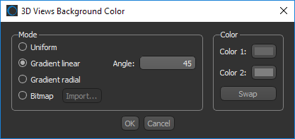 3D Views Background Color