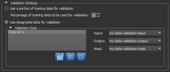 Designated data for validation