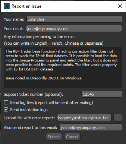 Report an Issue dialog