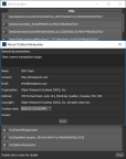 About Dragonfly Plugins dialog