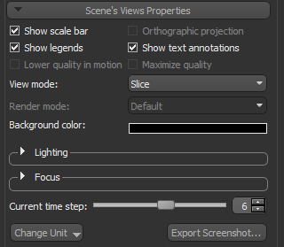 2D view properties
