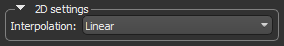 2D settings