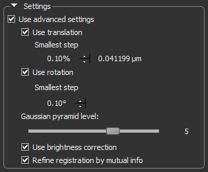 Advanced settings