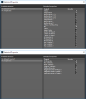 Statistical Properties dialog