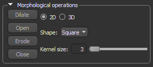 Morphological operations