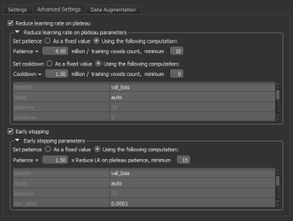 Advanced Settings tab